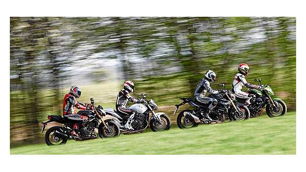 Naked Bikes Mit Vierzylinder Motoren Im Test Motorradonline De