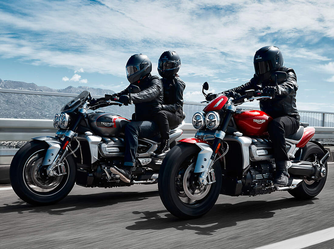 Triumph Rocket 3 R und GT: Hochleistungs-Muskelprotz in zwei Versionen ...