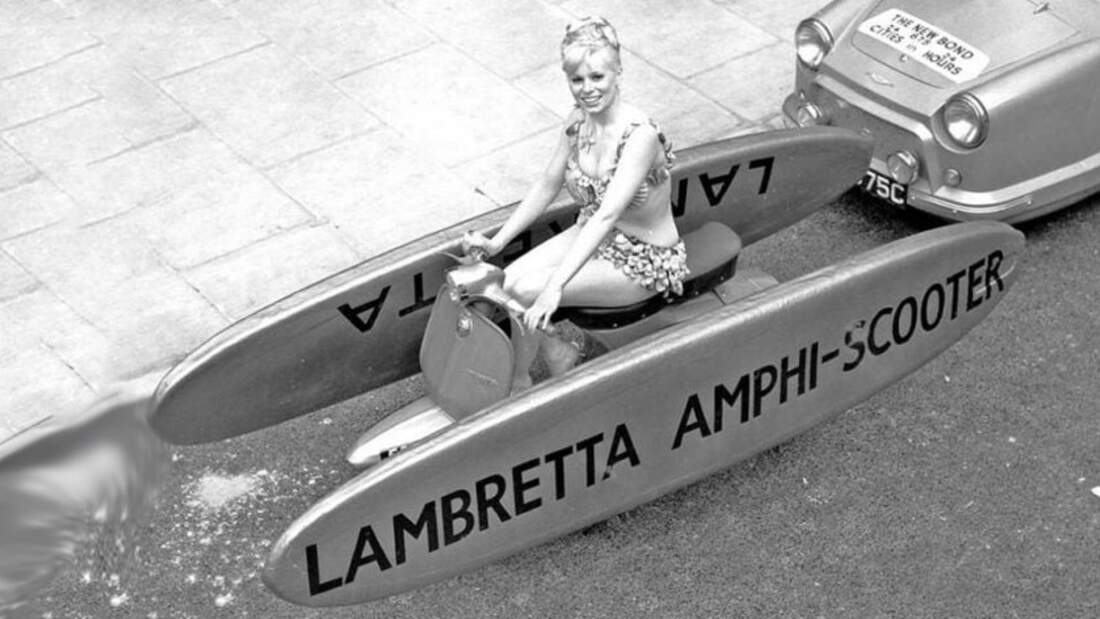 Amphibien-Lambretta Nachbau 