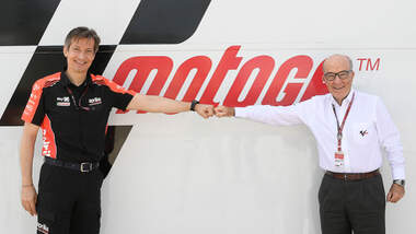 Aprilia Racing MotoGP  Massimo Rivola Carmelo Ezpeleta