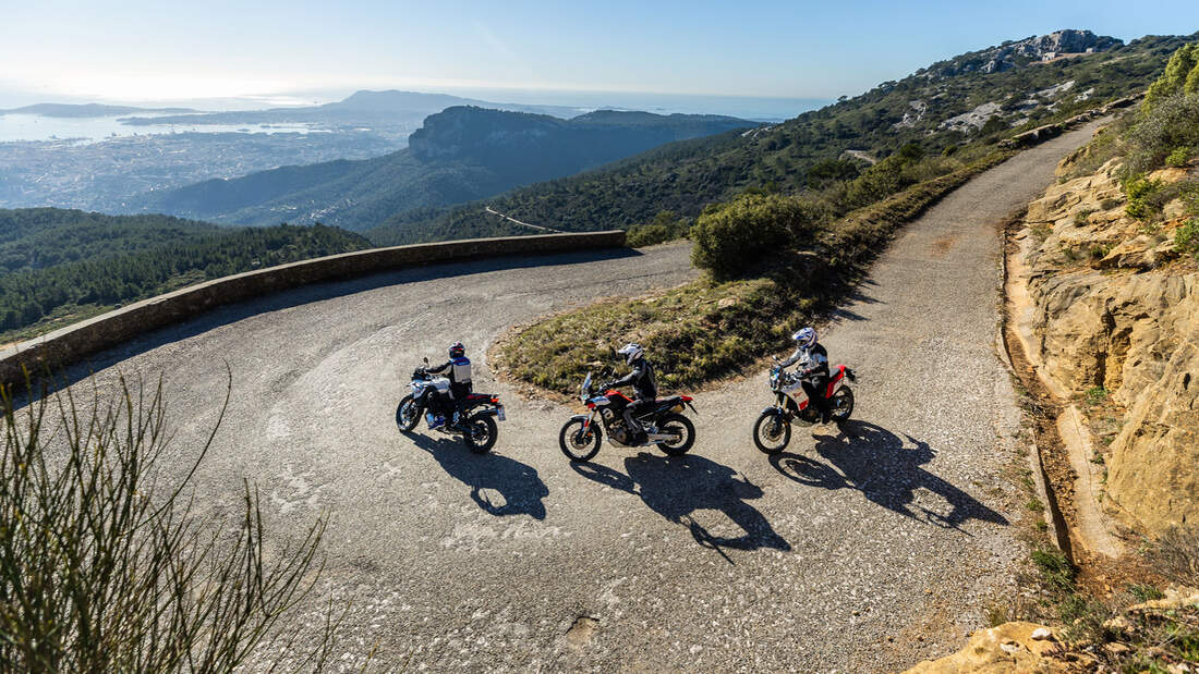 Aprilia Tuareg 660, BMW F 750 GS, Yamaha Ténéré 700 Vergleichstest