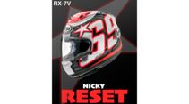 Arai RX-7V Nicky-Reset Replika Nicky Hayden