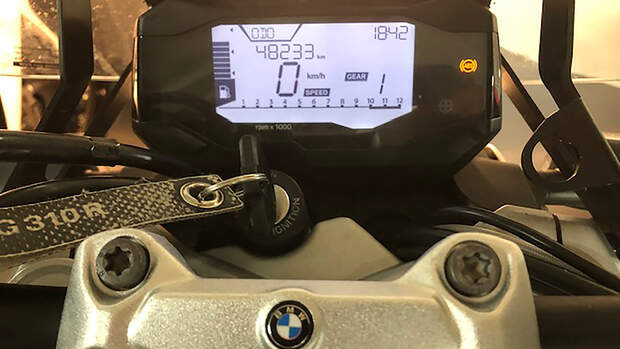 BMW G 310 R Dauertest Tachostand