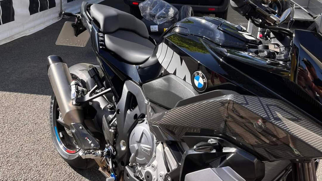 BMW M 1000 XR Leak Isle of Man Peter Hickman (06/2023)