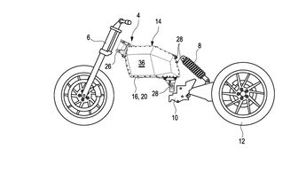 BMW Motorrad Elektro Elektromotorrad Patent (12/2023)