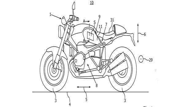 BMW Motorrad Patent Handy Kühlung