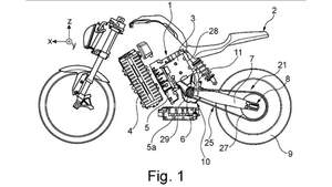BMW Patent Elektromotorrad G-Baureihe oder CE 02 oder DC 04