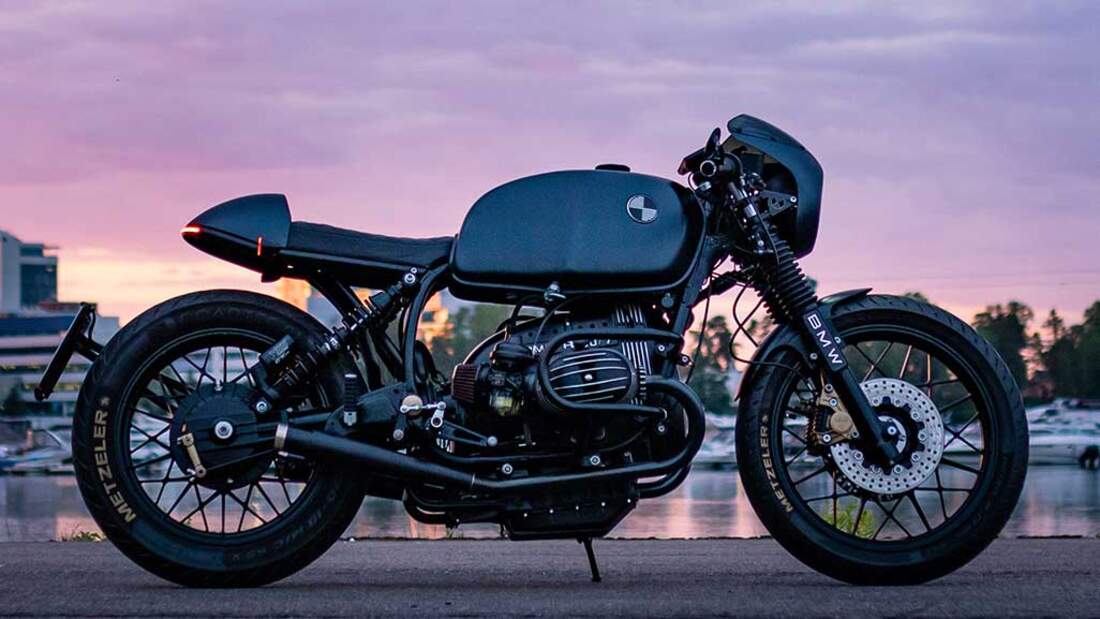 BMW R100/7 Custombike Dark Shadow Garage