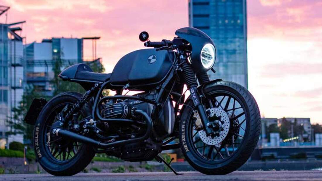 BMW R100/7 Custombike Dark Shadow Garage