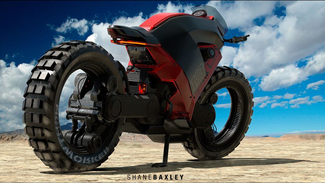 Baxley Moto Rendering Design Konzept