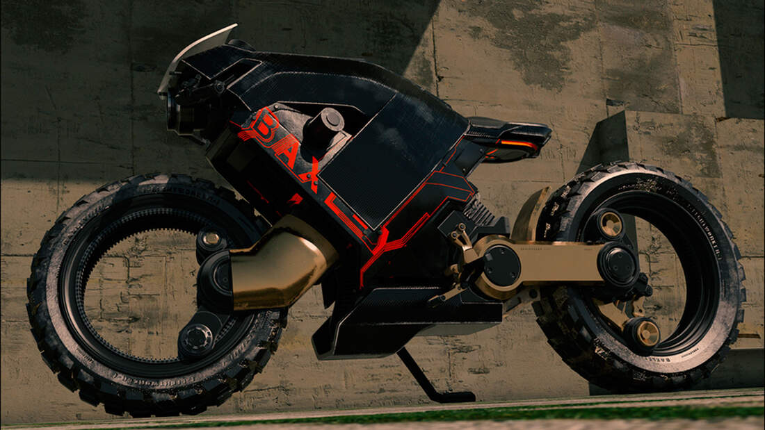 Baxley Moto Rendering Design Konzept