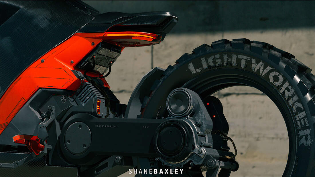 Baxley Moto Rendering Design Konzept