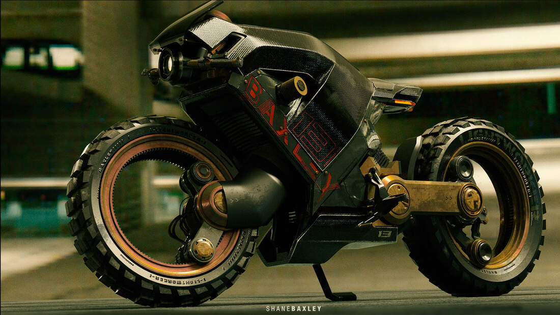 Baxley Moto Rendering Design Konzept