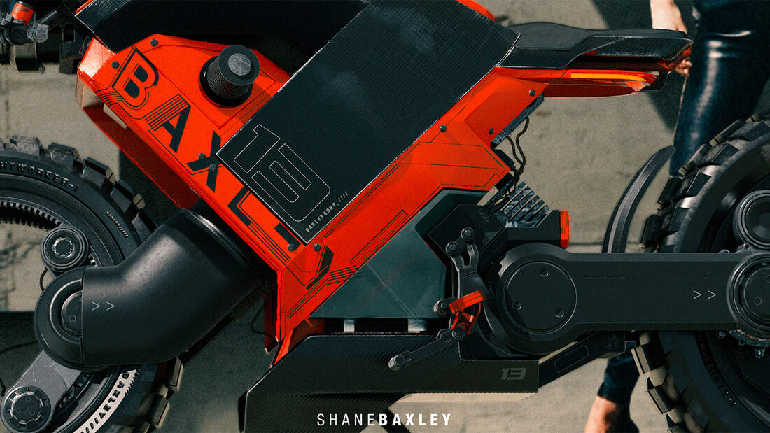 Baxley Moto Rendering Design Konzept