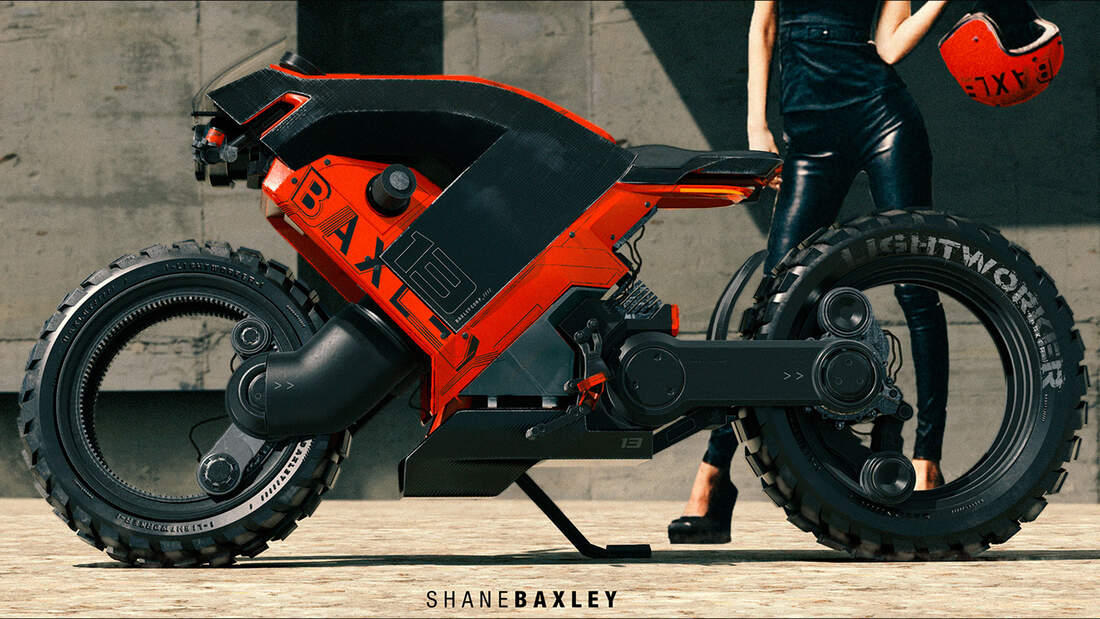 Baxley Moto Rendering Design Konzept