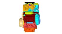 Benelli Zweizylindermotor Patentzeichnungen