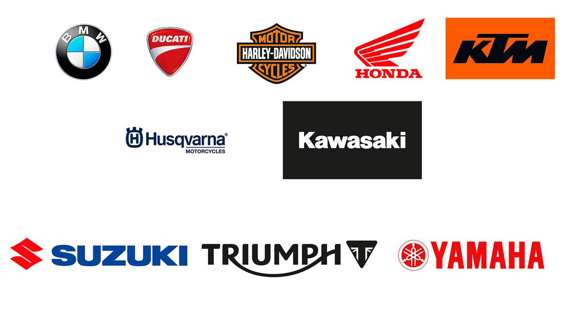 Beste Motorradmarken 2019 Logos