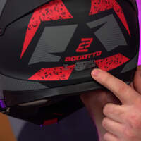 Bogotto FG-102 Carbon 6K Klapphelm Matt Schwarz - ECE 22.06 Mit Sonnenvisier Und Pinlock