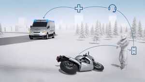 Bosch Help Connect - Automatisches Notrufsystem für Motorradfahrer.