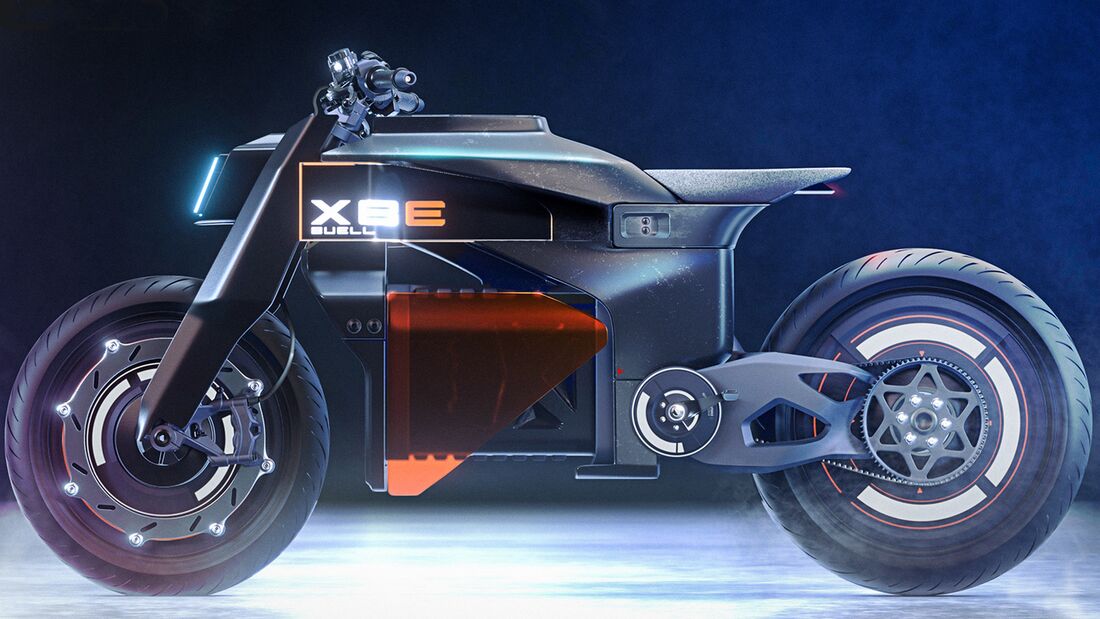 Buell XBE Elektromotorrad Design Concept von Theo Cauchy