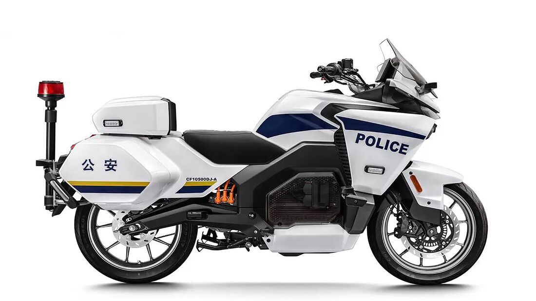 CF Moto 300GT-E Elektrisches Polizeimotorrad