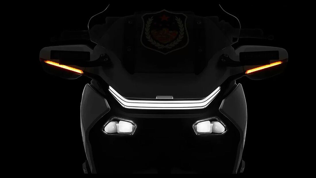 CF Moto 300GT-E Elektrisches Polizeimotorrad