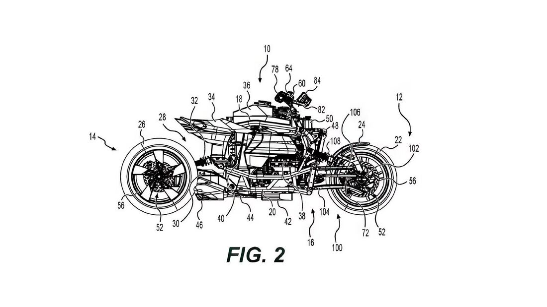 Can-Am Motorrad-Patent