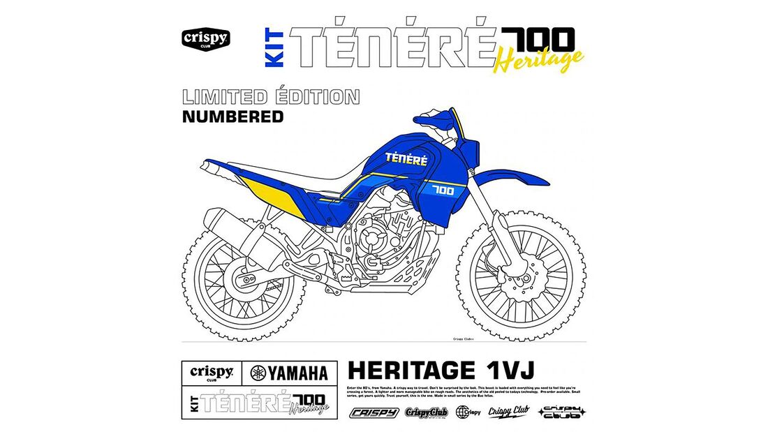 Crispy-Club Yamaha Ténéré 700 Heritage Kit