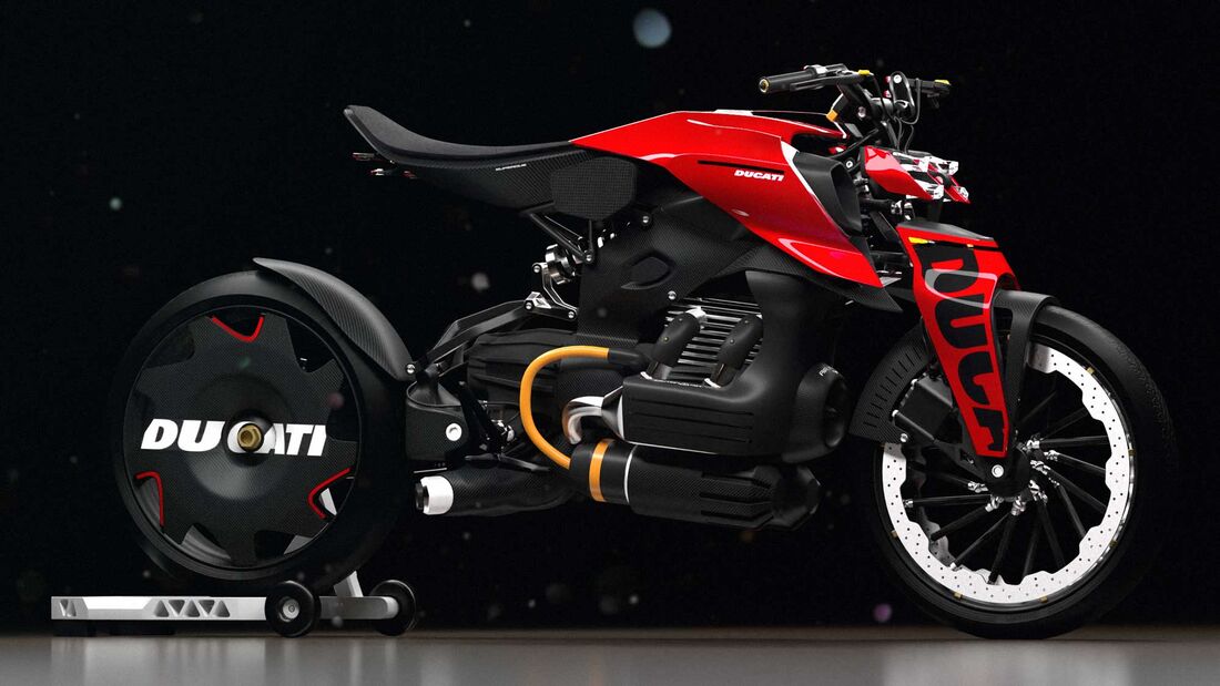 Ducati Hybrid Studie by Daniel Kemnitz