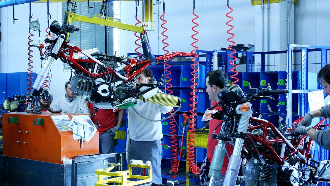 Ducati Werk Herstellung Produktion