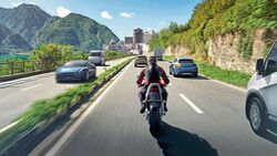 Elektronische Schutzengel für Motorradfahrer von Bosch