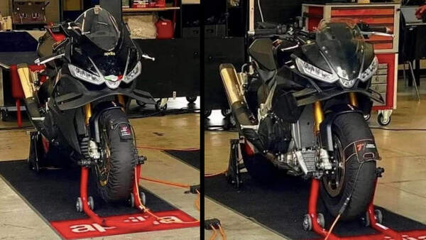 Erlkönig Spyshots Aprilia RSV4 und Tuono V4 mit RS-GP-Winglets (05/2023)