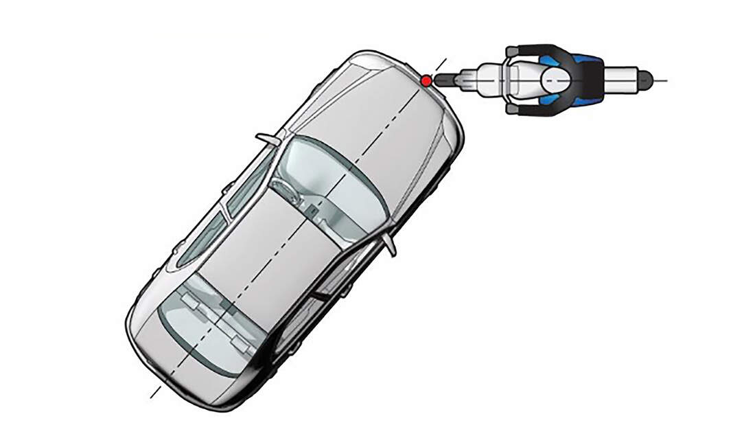 EuroNCAP Crashtest Motorrad-Auto