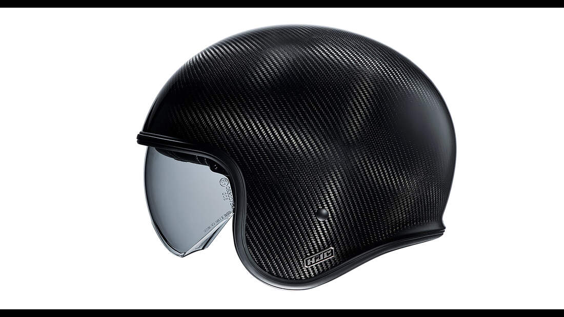 ProtectWEAR Jethelm H730-RT-M Mit Langem Visier – ECE 22.05, Waschbare Polster, Rot Glänzend