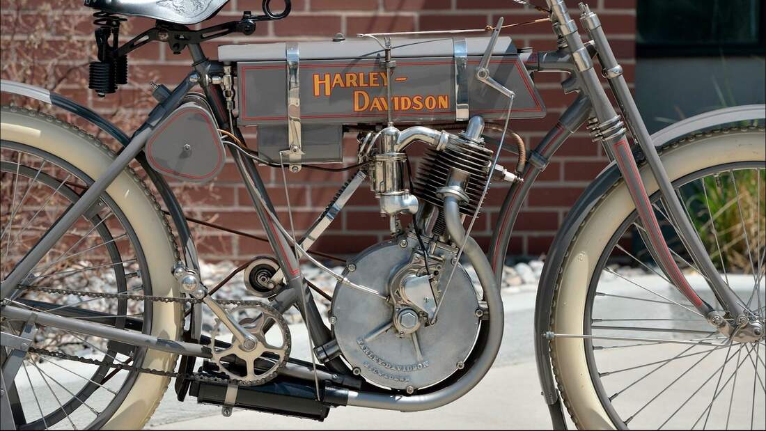 Harley-Davidson 1908 Strap Tank Auction most expensive motorcycle in auction