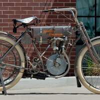 Harley-Davidson 1908 Strap Tank Auction most expensive motorcycle in auction