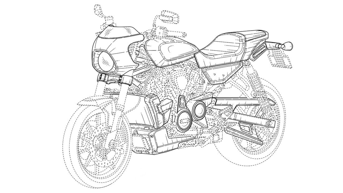 Harley-Davidson Prototyp Cafe Racer Patent