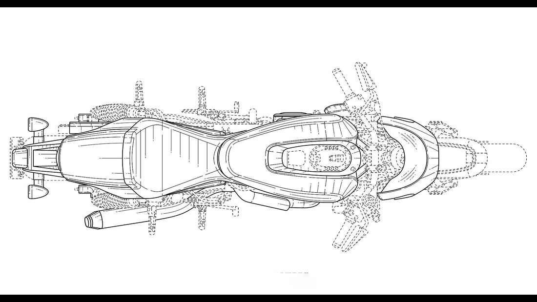 Harley-Davidson Prototyp Cafe Racer Patent