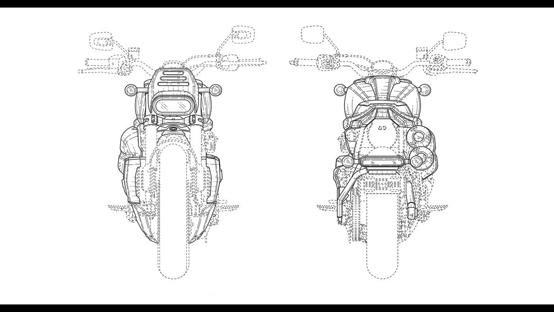 Harley-Davidson Prototyp Flat Tracker Patent