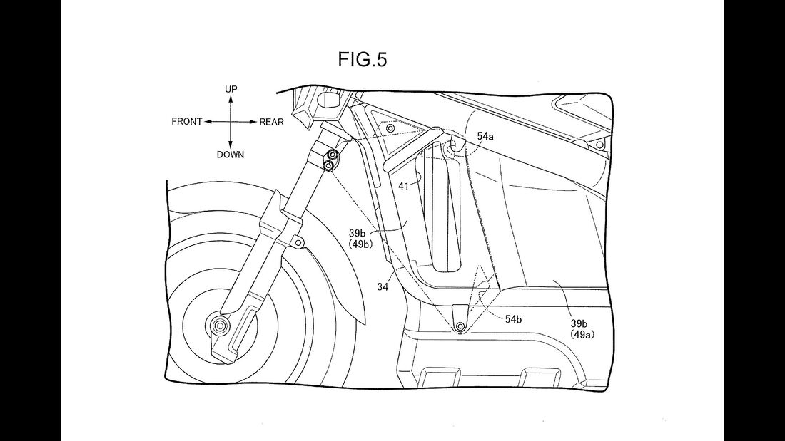 Honda Brennstoffzellenmotorrad Patent