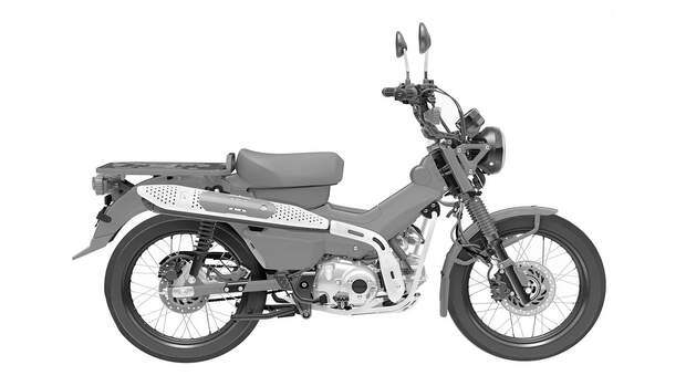 Honda CT 125 Patentbilder