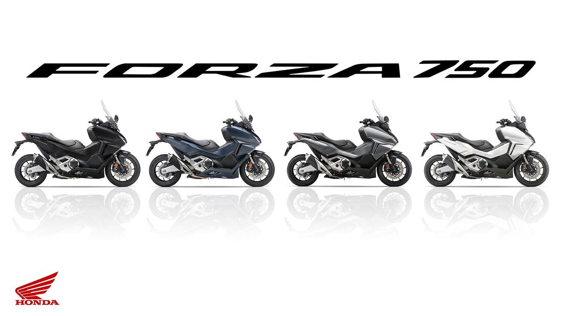 Honda Forza 750 Modelljahr 2023 neue Farben
