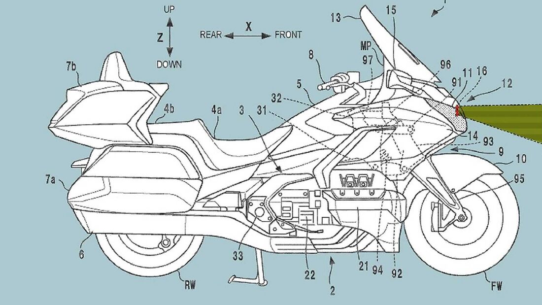 Honda Front-Radarsystem Patent