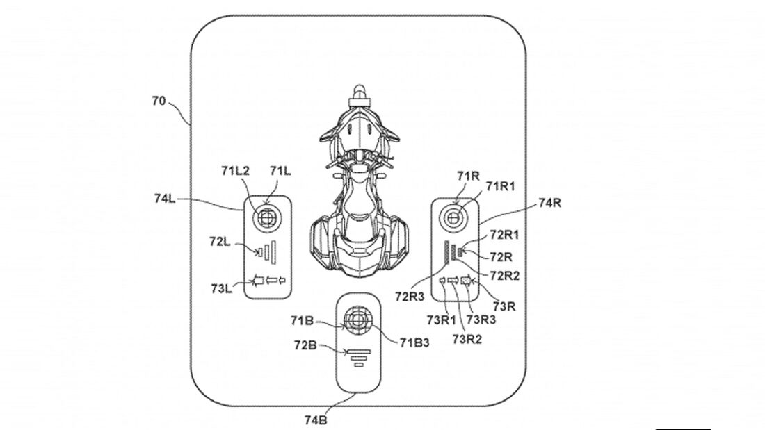 Honda Goldwing Radar Patent