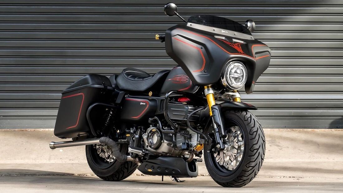 Honda Monkey 125 Fulldresser Cruiser im Harley-Look von Monqey King