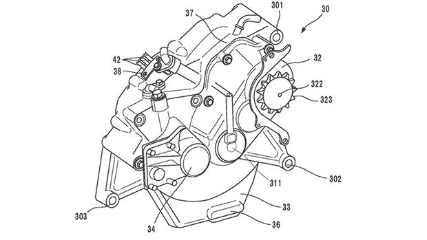 Honda Patent E-Bike Jan 2021