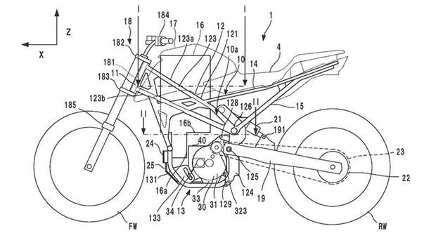 Honda Patent E-Bike Jan 2021