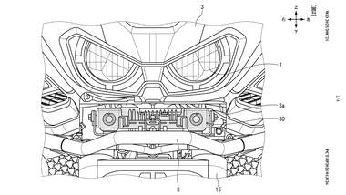 Honda Patent Front Camera Africa Twin Kamera (2022)