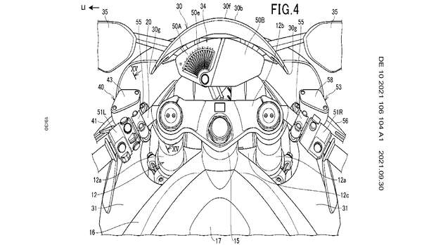 Honda Patent Rahmen, V4