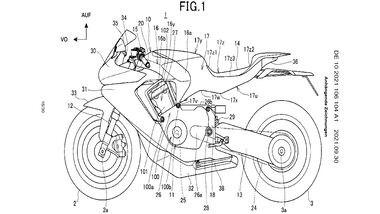 Honda Patent Rahmen, V4